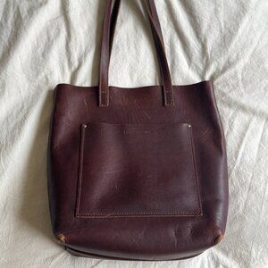 Portland Leather Crossbody Tote